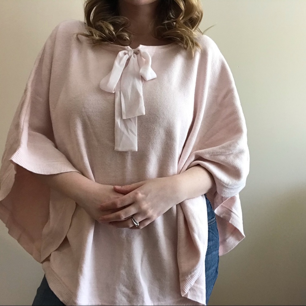 Talbots Shawl/Cape Light Pink